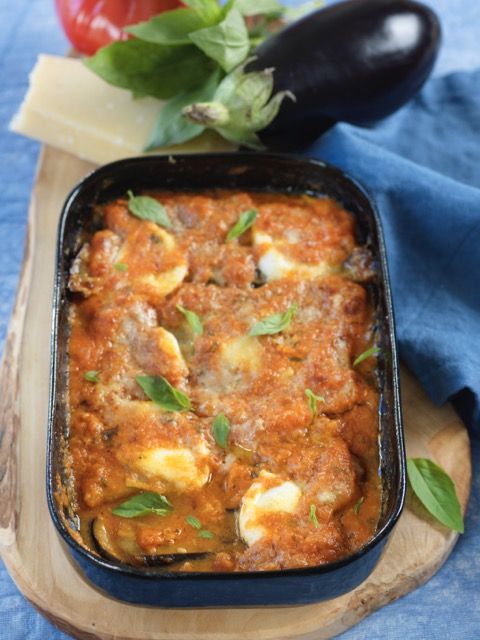 Parmigiana d'aubergines à la mozzarella